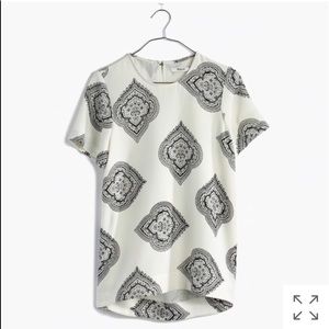 Madewell Tailored Tee in Estate Paisley